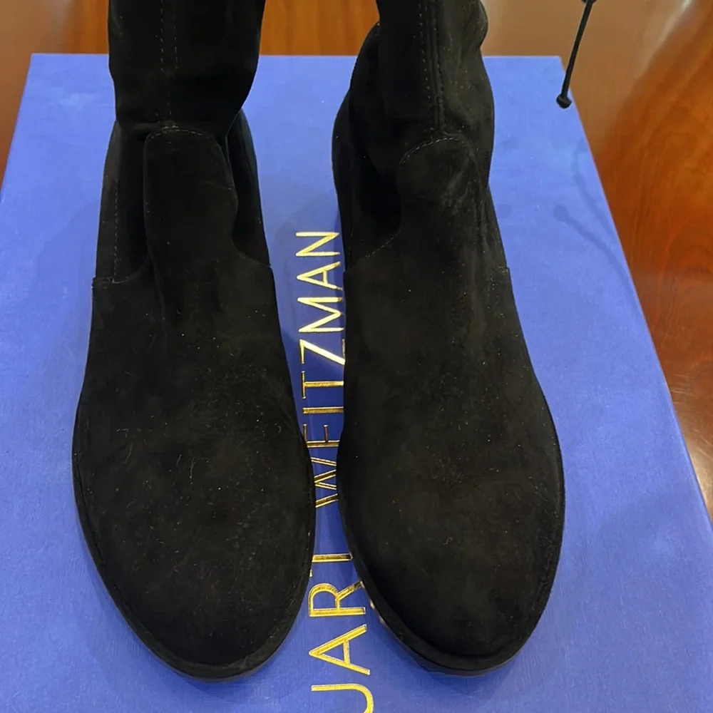 Stuart WEITZMAN lowland suede over knee boots
